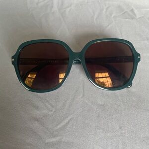 Marc Jacobs vintage-style green sunglasses. Like new!
